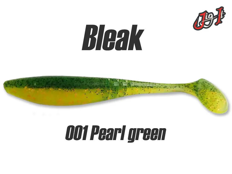 Silikoninis masalas Jig It Bleak – 001 Pearl green (Garlic)