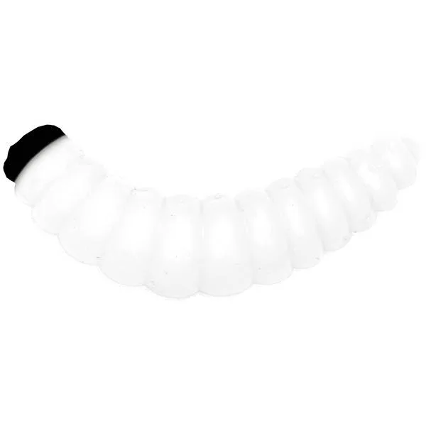 Silikoninis masalas LureMax WOOD WORM – Glow White