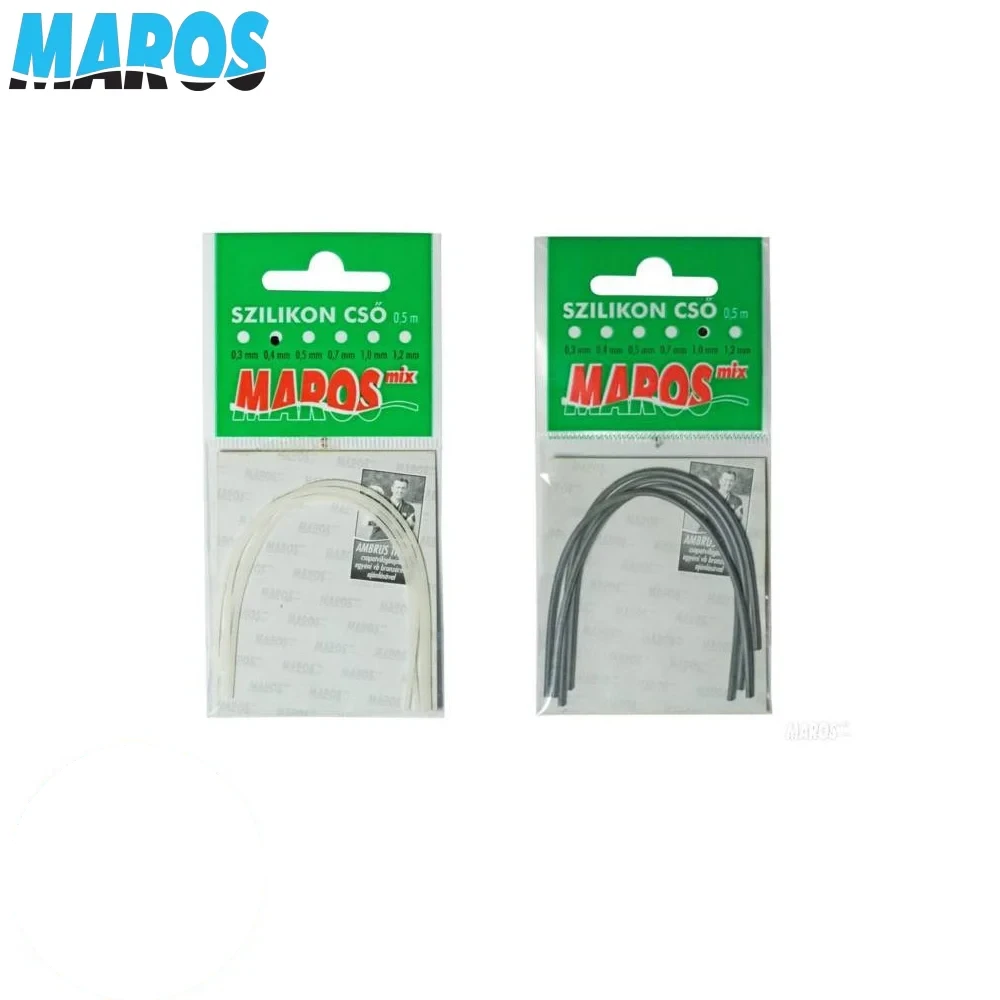 Maros silikoniniai vamzdeliai juodi – 0,7mm