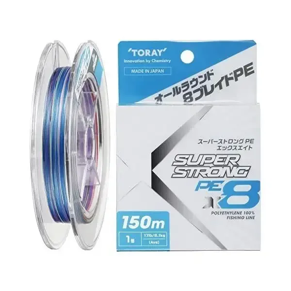 Toray Super Strong PE X8 braids 150m – F72Q Super Strong PE X8 150m 2#