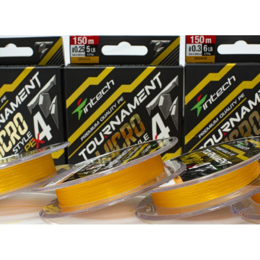 Pintas valas Intech Tournament Micro Style PE X4 150m