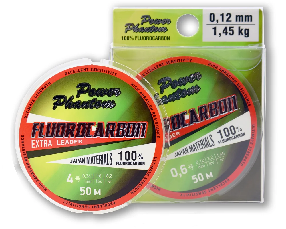 Power Phantom Fluorocarbon Extra Leader – 1psc; PPFEL50020