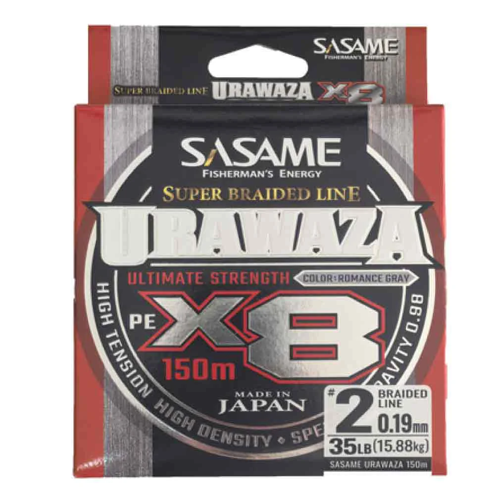 SASAME pintas valas Urawaza X8 LDY-10 150m Gray