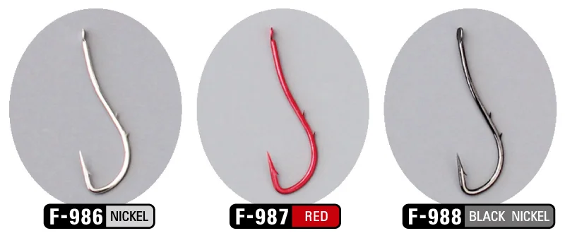 SASAME kabliukai F-987 RYUSEN W-HOLD RED