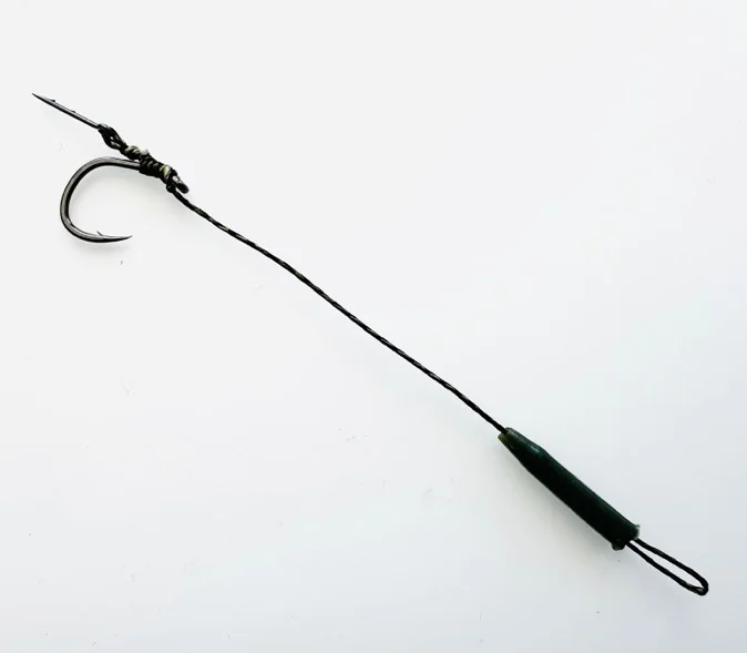 GURZA METHOD HAIR RIG  (L: 9 сm) BAIT SPIKE / TSUYOSHI HOOK # 8 BC 3pcs/pack, L-2415-008