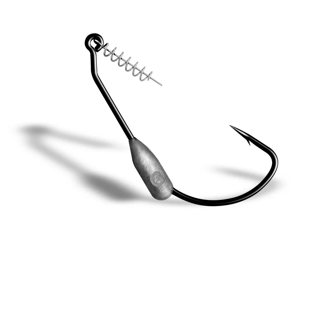 Ofsetiniai kabliukai su svareliu Gurza Swim Bait Weighted Hook