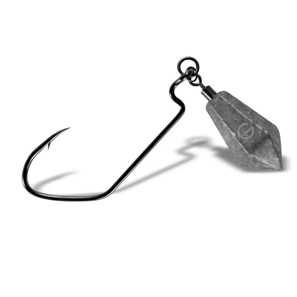 Ofsetiniai kabliukai su svareliu Gurza WORM 401 LE JR HOOK