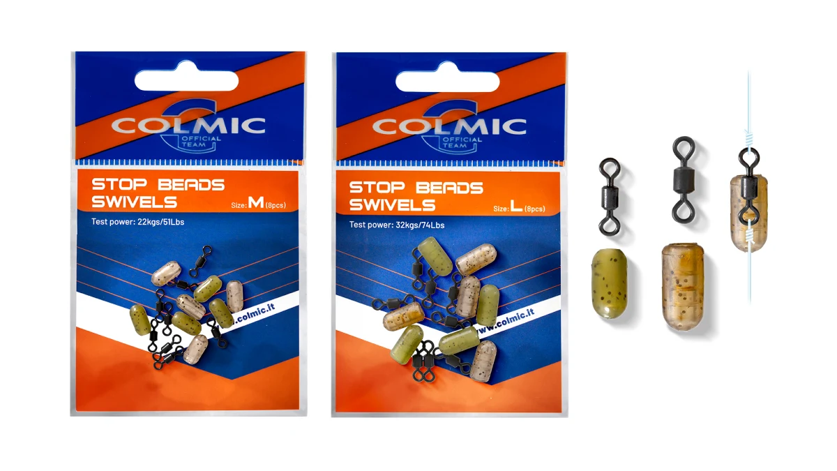 Colmic STOP BEADS SWIVELS (8pcs): SIZE L