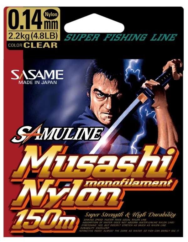 SASAME valas LNY-6 Nylon MUSASHI 150m