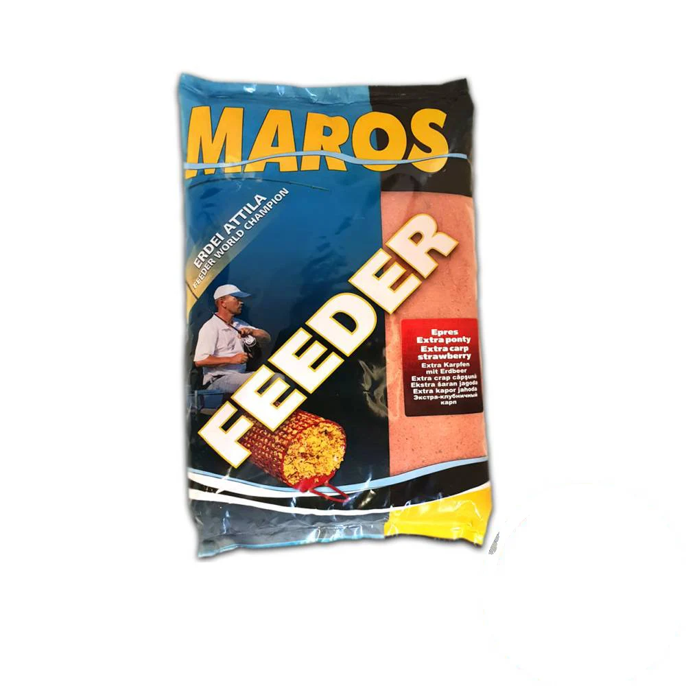 Jaukas MAROS Feeder Extra 1kg – Extra Karpis braškė