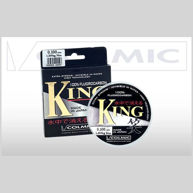 Fluorokarboninis valas COLMIC KING 50m