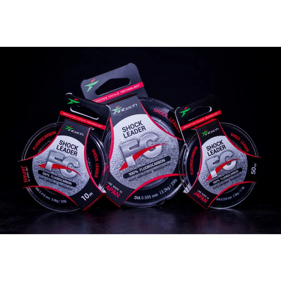 Fluorokarbono valas Intech FC Shock Leader 10m