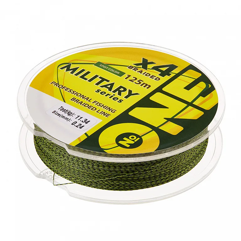 IAM Braided line IAM Number One Military 4X, 125 m, spotgreen – Pintas valas IAM Number One Military 4X 5.44 kg