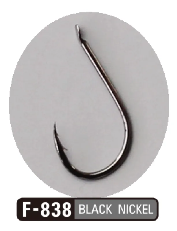 SASAME kabliukai F-838 CHINU DOUBLE BARB NS – Nr.8, 15pcs/pack,