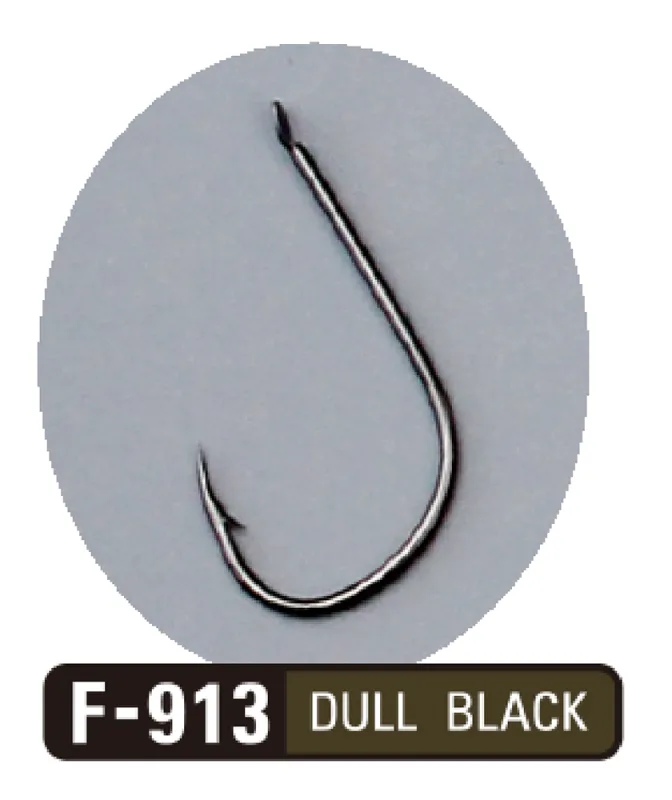 SASAME kabliukai F-913 OYGUI D/Black – Nr.6, 18pcs/pack,