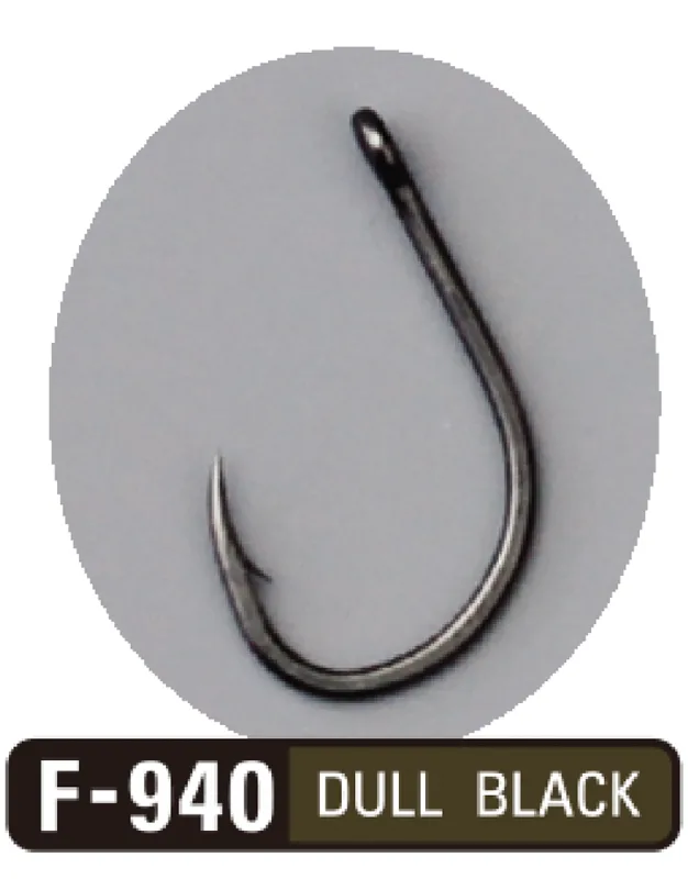 SASAME kabliukai F-940 GURE RINGED  D/Black – Nr.5 13pcs/pack
