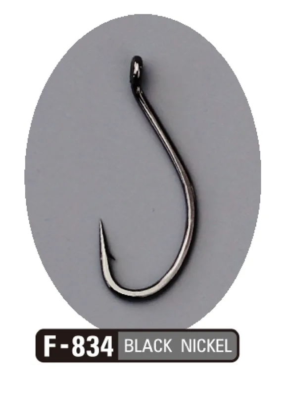 SASAME kabliukai F-834 CARPING NS – Nr.4, 10pcs/pack,