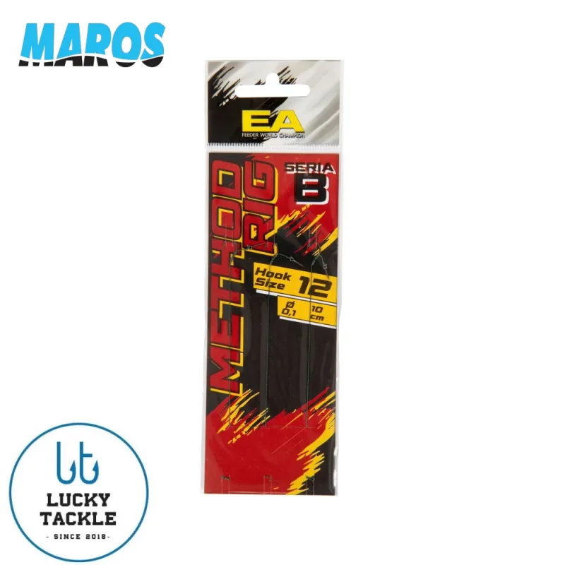 Pavadėlis su kabliuku Maros EA Method Rig Seria B – #10