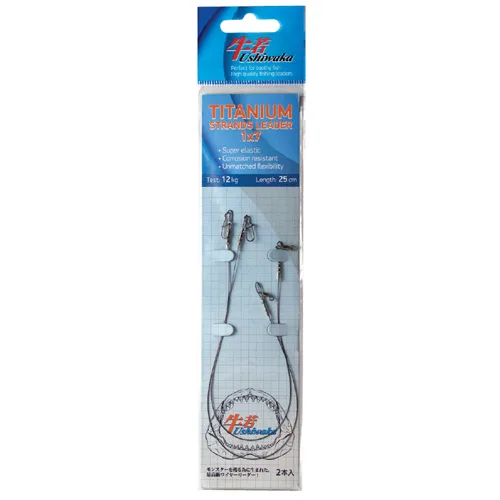 Pavadėlis Ushiwaka titaninis Strands, 1×7, 2 vnt. – 12 kg