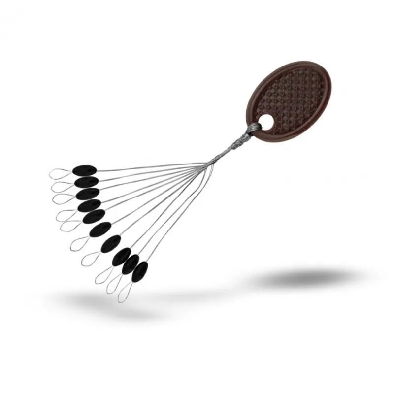 Stabdis plūdei Gurza Olive Rubber Stopper Bk – SSSS - 10 vnt.