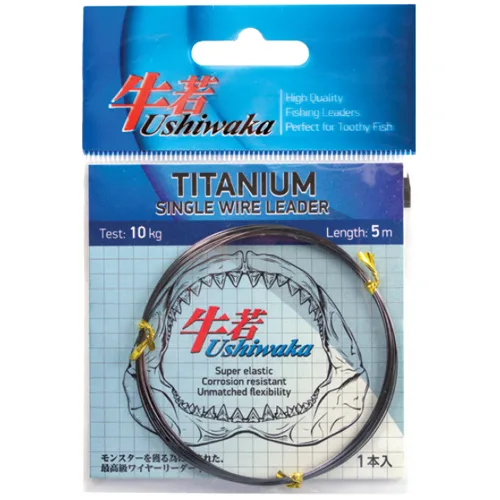 Ushiwaka Titanium Single Wire 5m – 25kg 5m