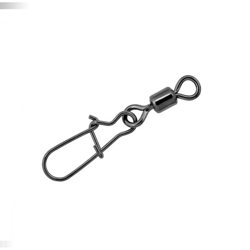 Suktukas  su karabinu Gurza Rolling swivel/Nice Snap BN – #12 - 10 vnt.