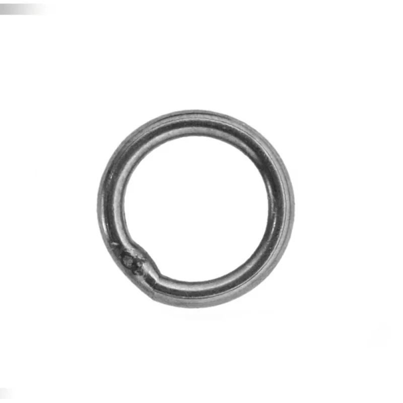 Žiedeliai Gurza Solid Rig Rings BK – #3 (dia 6,9 mm, 130 kg test) - 10 vnt.