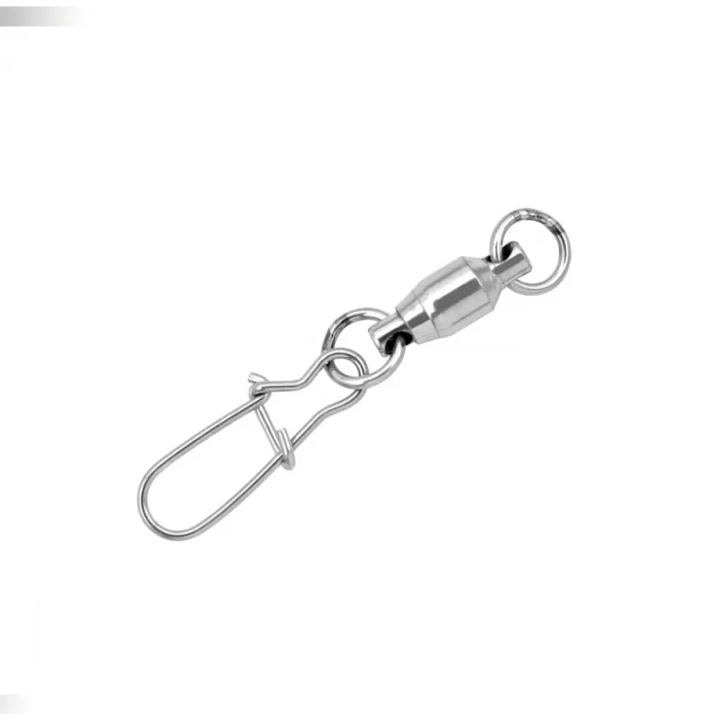 Suktukas  su karabinu Gurza Ball Bearing swivel/Nice Snap Ni – #2 - 5 vnt.