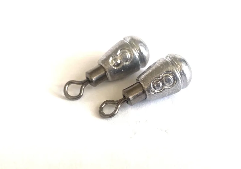 Švininis svarelis „Lašas” su suktuko tipo kilpute 6-40g – 1pcs VJKAP-5