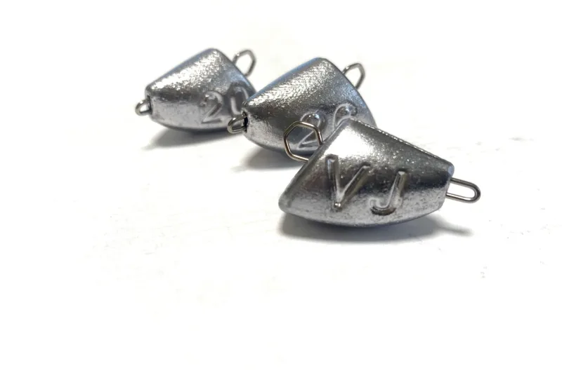 Išardoma švininė čeburaška Volga Jig „Boot” su ąsele – Collapsible cheburashka "BOOT" ear Ø 0.8mm 56g 1pcs VJSAP-54