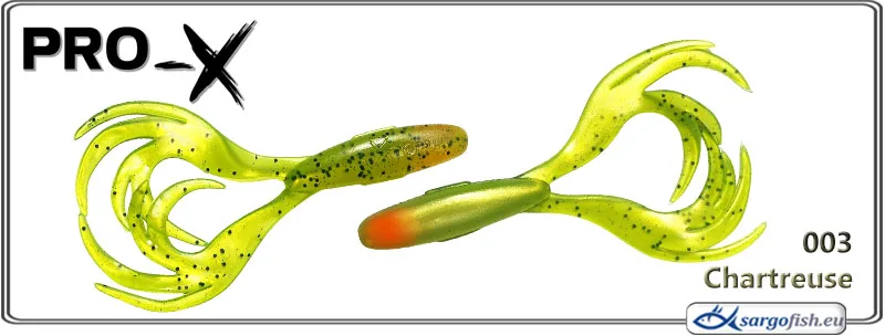 Silikoninis masalas PRO-X Beauty Frog – Chartreuse