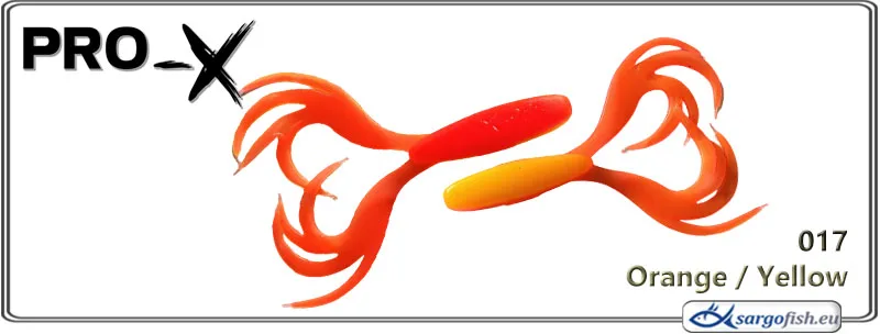 Silikoninis masalas PRO-X Beauty Frog – Orange / Yellow