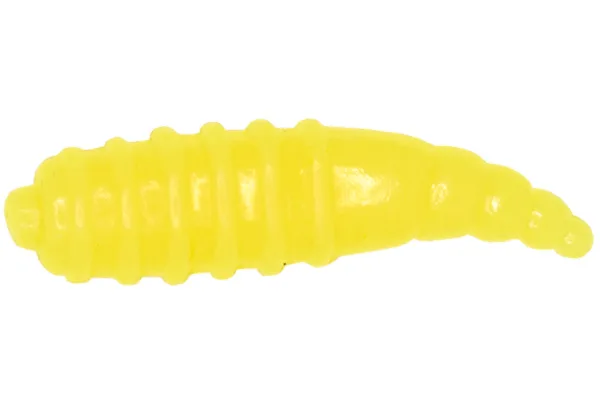 Silikoninis masalas LureMax MAGGOT 1,5cm (50 vnt.) – Yellow Corn