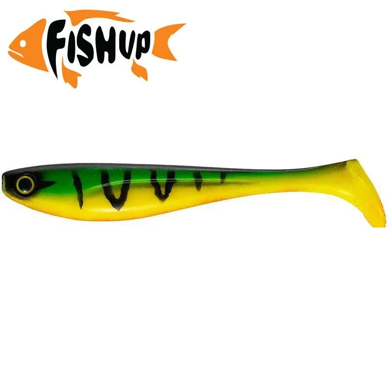 Silikoninis masalas FishUp Wizzle Shad – #356 - Fire Tiger