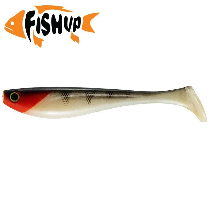 Silikoninis masalas FishUp Wizzle Shad – #357 - Red Head