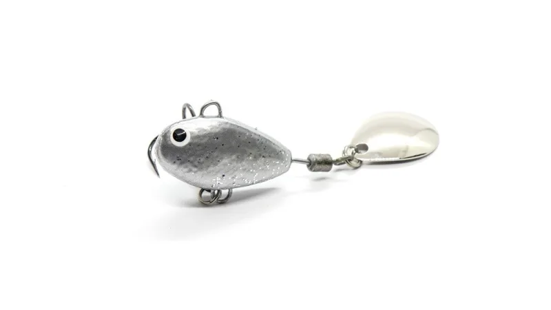 Masalas tail spinner „Hurricane” – Silver glitter