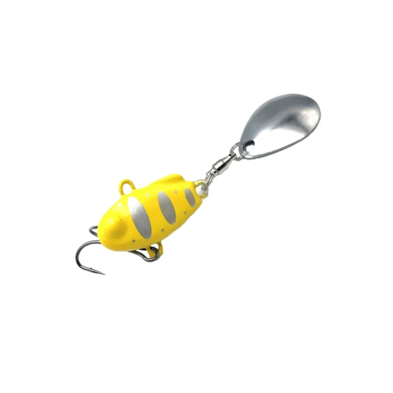 Masalas tail spinner „Hurricane” TC-1 – Yellow-Silver