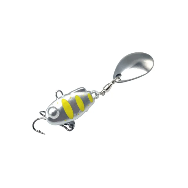Masalas tail spinner „Hurricane” TC-1 – Silver-Yellowa
