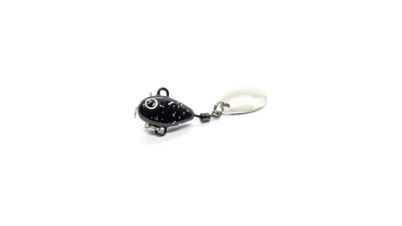 Masalas tail spinner „Hurricane” – Black glitter