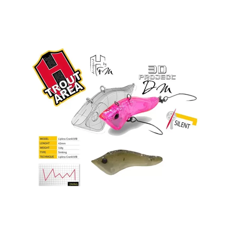 Vobleris HERAKLES HYBRID 42mm 3.8g – (Gorygo Glow)