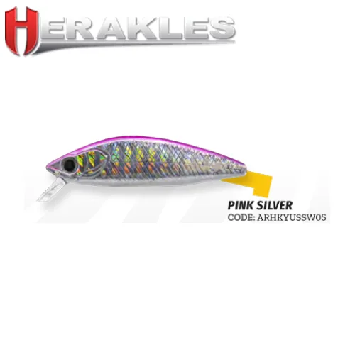 Vobleris HERAKLES YUME 50 S SW 50mm 4,3g. – (Pink Silver)