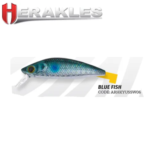 Vobleris HERAKLES YUME 50 S SW 50mm 4,3g. – (Blue Fish)