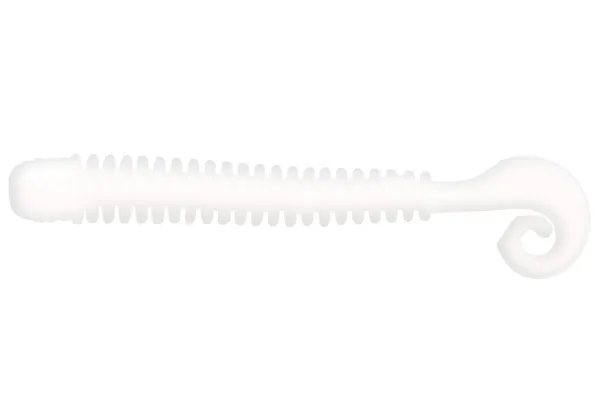 Silikoninis masalas LureMax CHEEKY WORM 4”/10cm – 020 Glow White