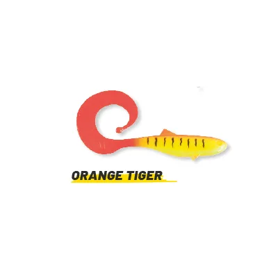 Silikoninis masalas Herakles Garuda XX 15cm (1 vnt.) – Orange Tiger