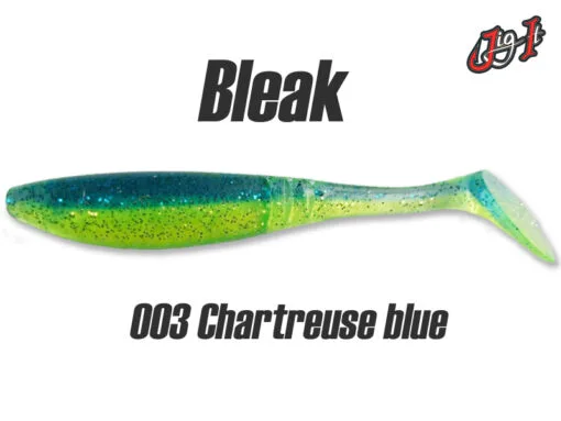 Silikoninis masalas Jig It Bleak – color. 003 Chartreuse blue