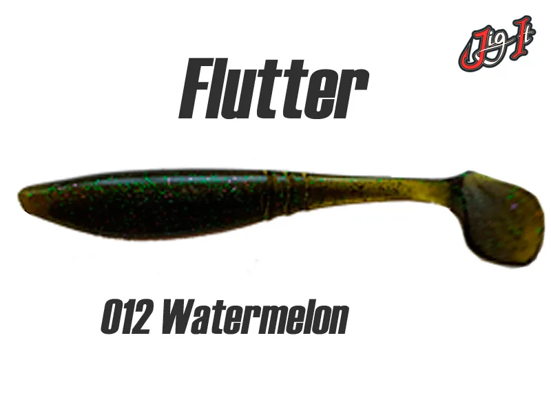 Silikoninis masalas Jig It Flutter – col. 012 Watermelon