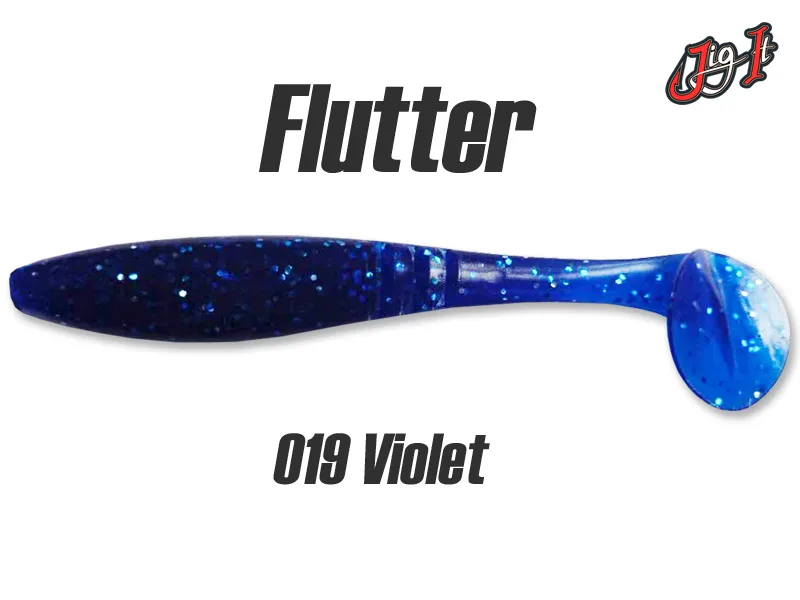 Silikoninis masalas Jig It Flutter – col. 019 Violet