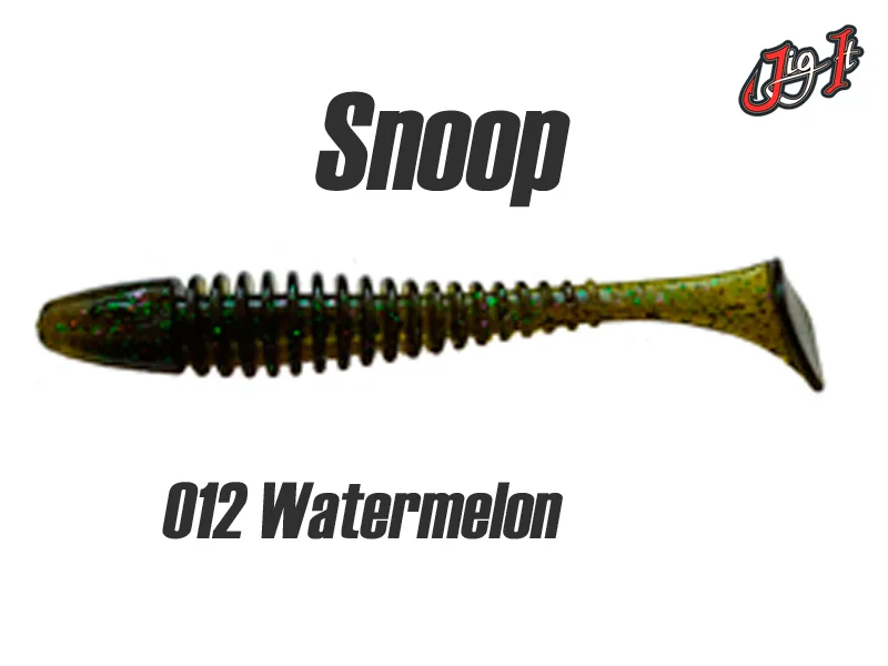 Silikoninis masalas Jig It Snoop – col. 012 Watermelon