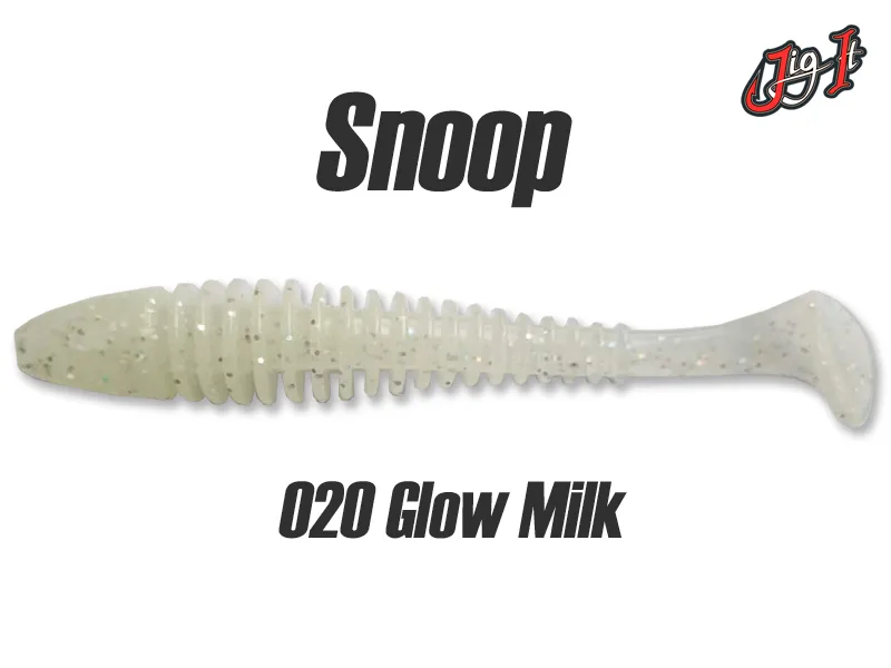 Silikoninis masalas Jig It Snoop – col. 020 Glow Milk