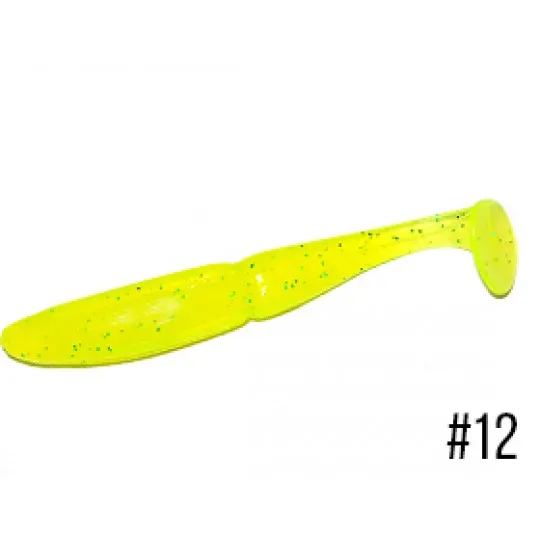 Silikoninis masalas Intech Slim Shad 4″, 5 vnt. – #12
